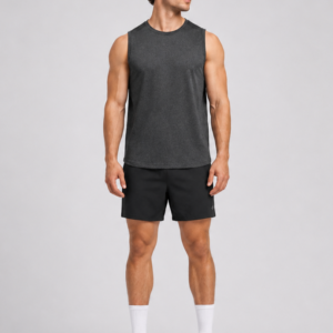 UrbanFit CoreFlex Sleeveless Training Tank – Charcoal Grey