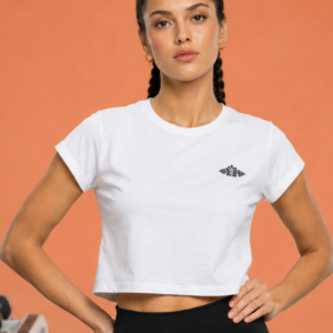 Women's Everyday Performance Crop Tee – White