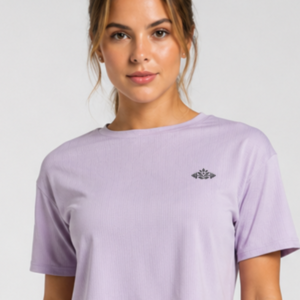 Women's Essential Flow Crop Top – Lavender